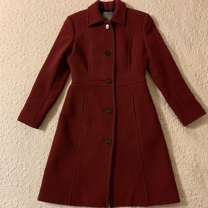 J Crew Wool Double Cloth Coat